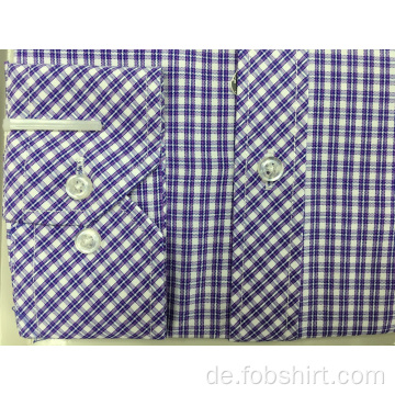 Garngefärbtes kariertes Business-Shirt